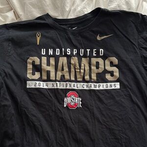 Nike Black and Gold Undisputed Champs Tee